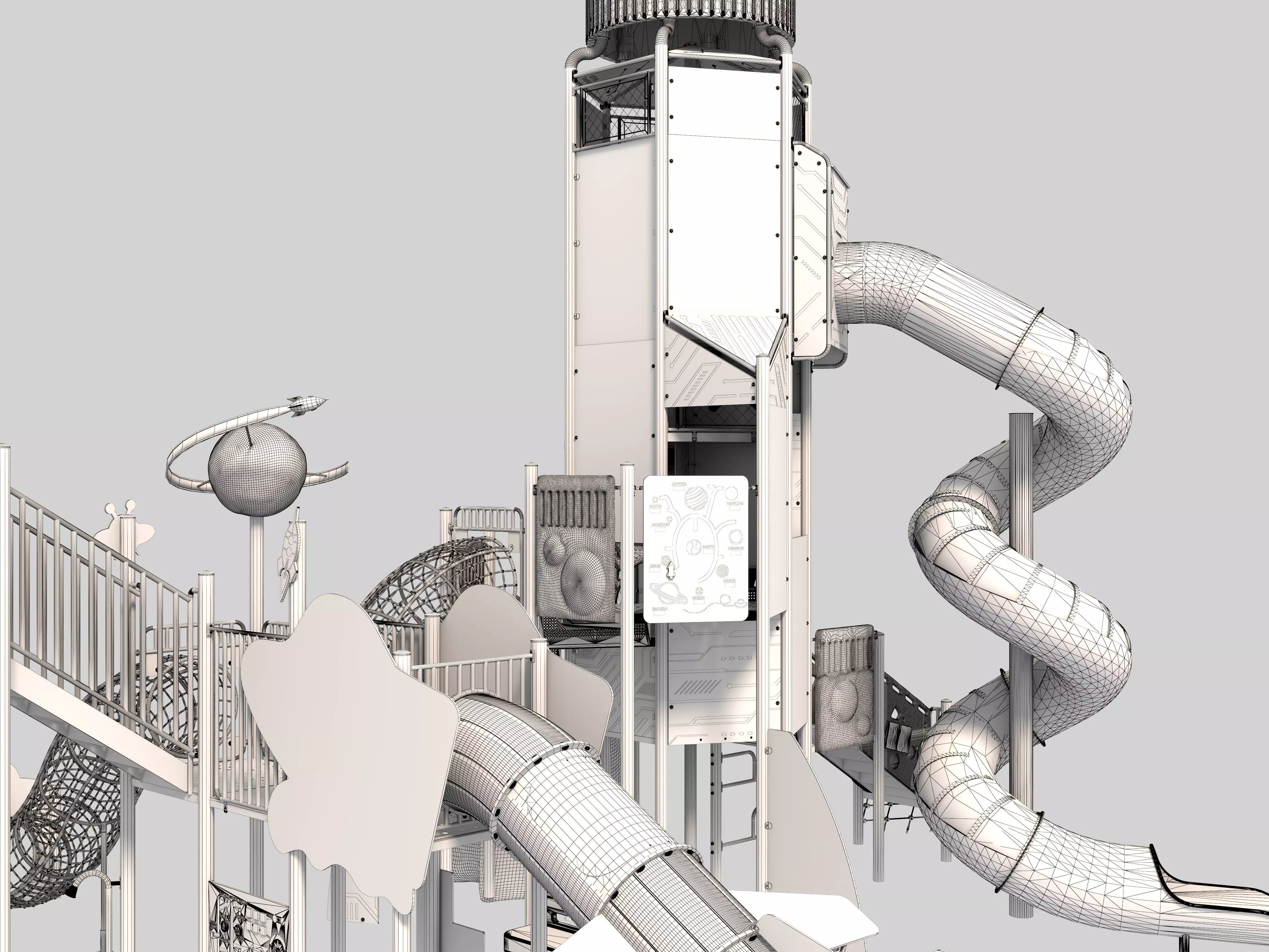 Playground for children 05 3D model_18