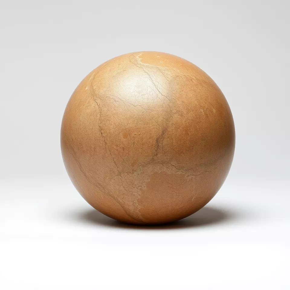 HQ PBR Textures Set Brown Marble Polished Texture_1