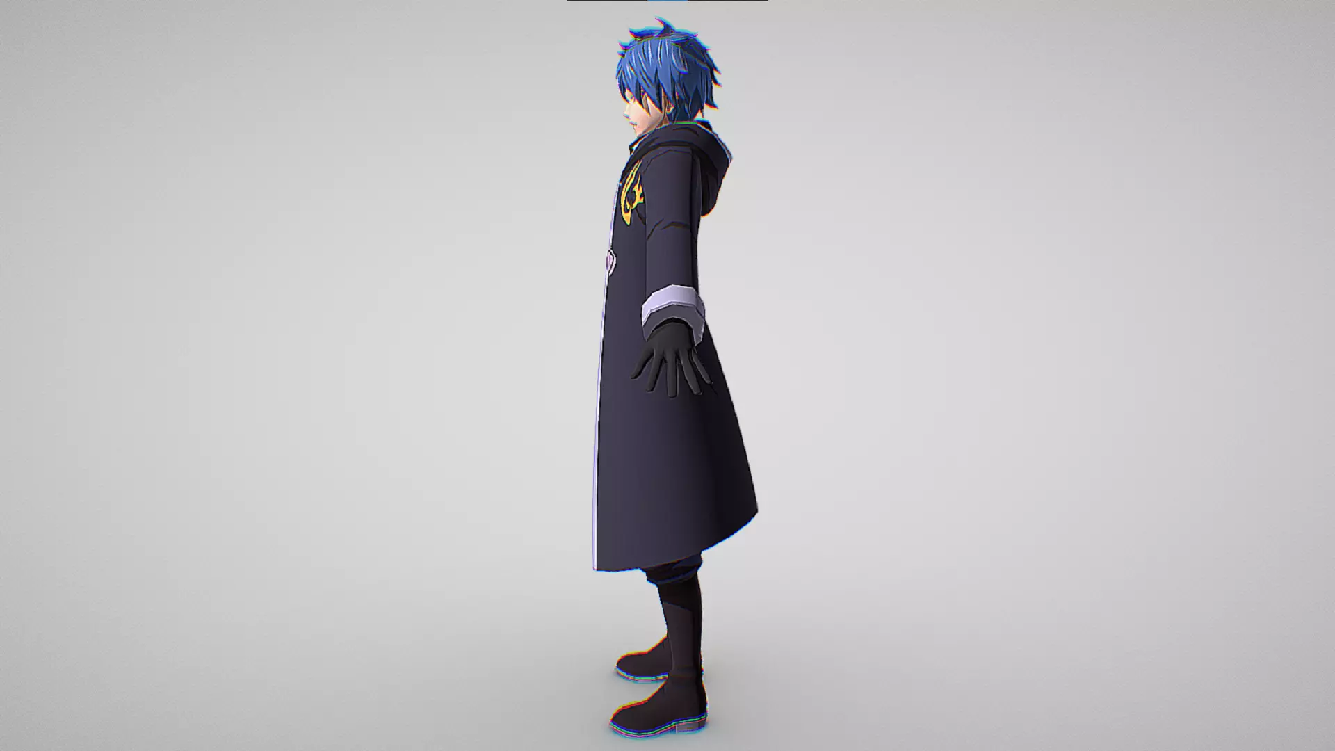 Jellal Fernandes - Fairy Tail - Fierce Fight Low-poly 3D model_5