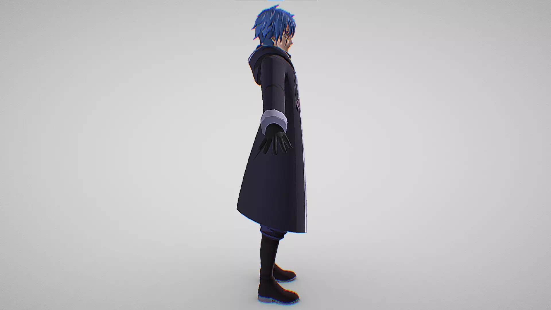 Jellal Fernandes - Fairy Tail - Fierce Fight Low-poly 3D model_4