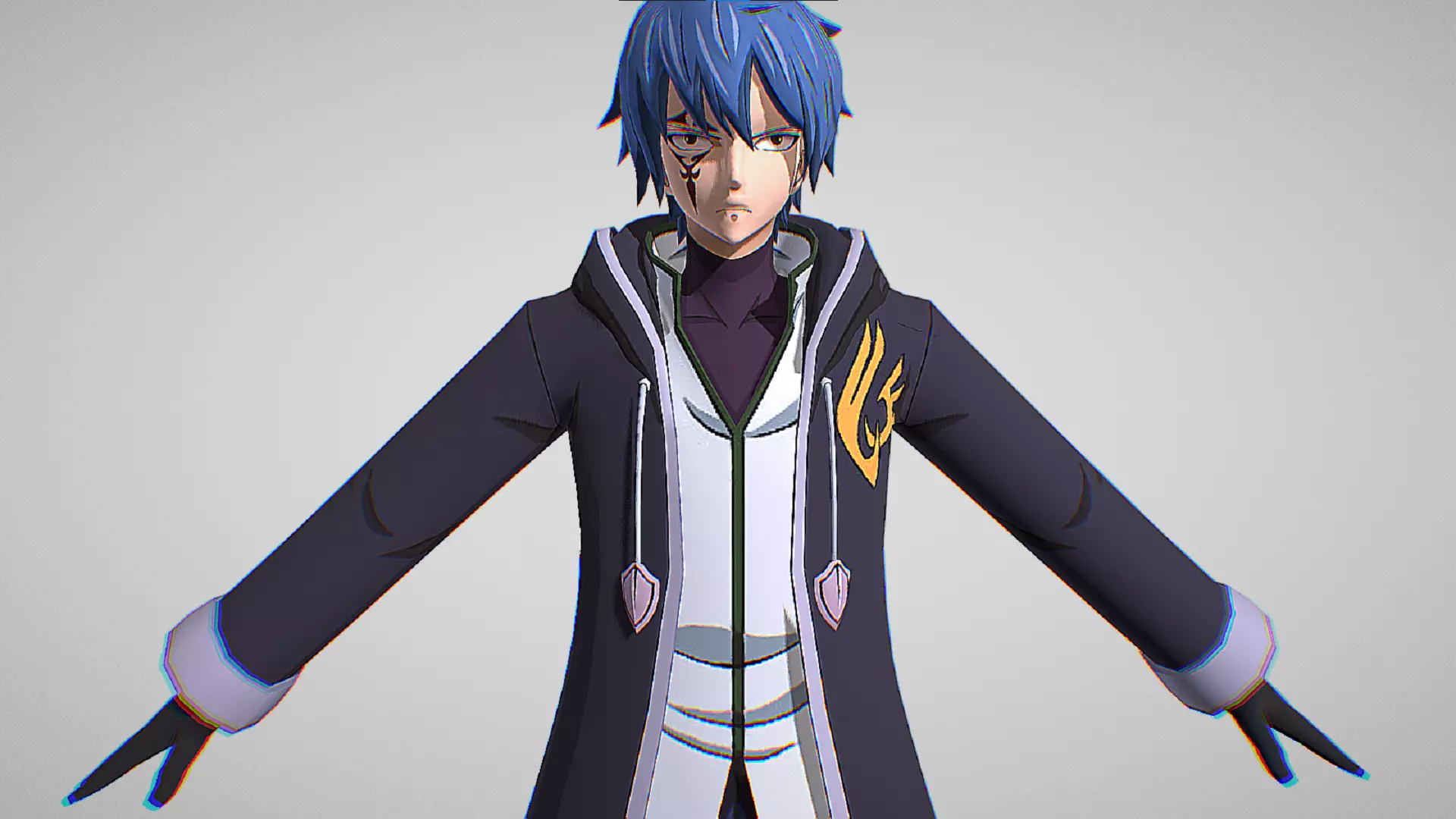 Jellal Fernandes - Fairy Tail - Fierce Fight Low-poly 3D model_0