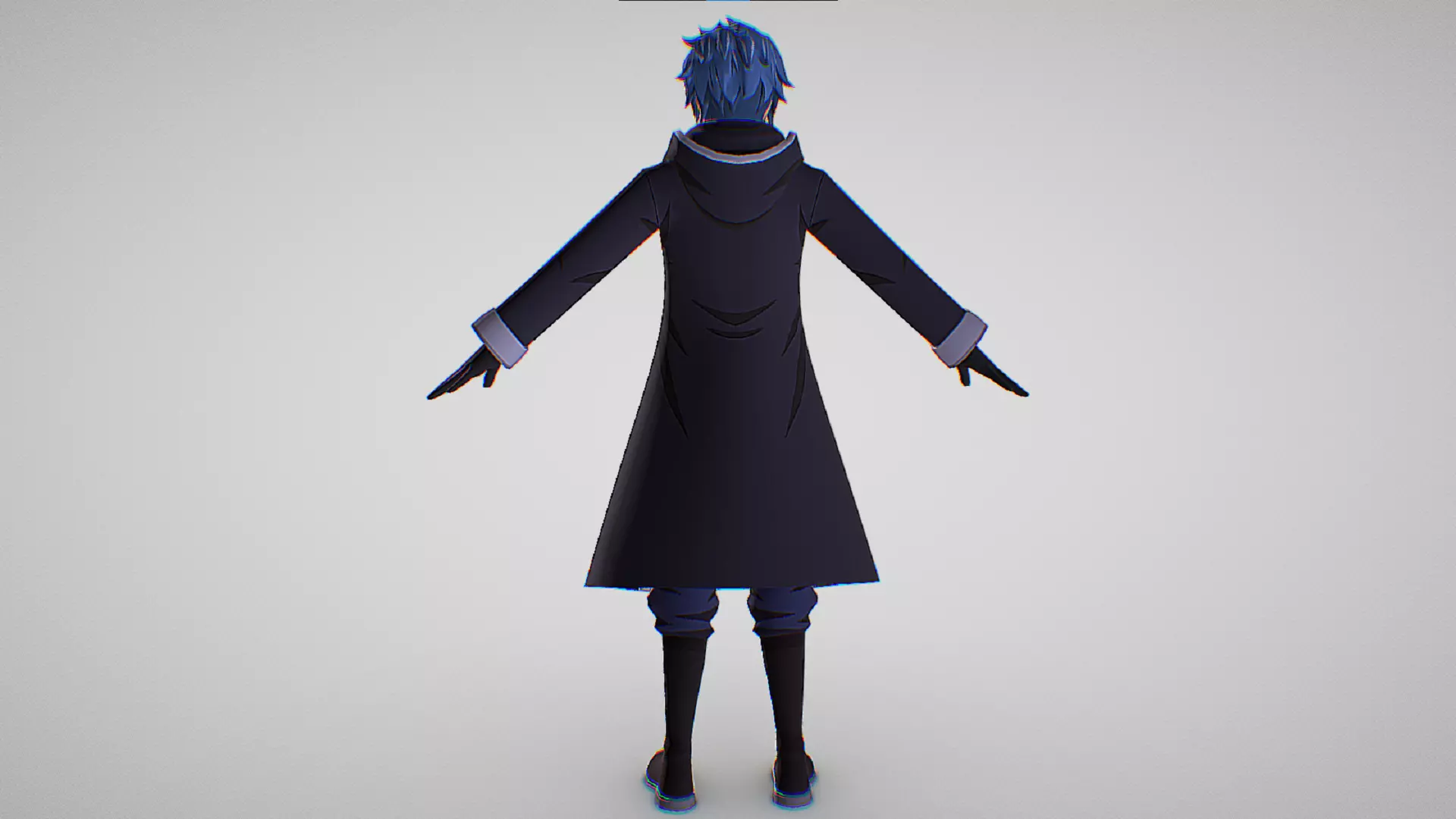 Jellal Fernandes - Fairy Tail - Fierce Fight Low-poly 3D model_3