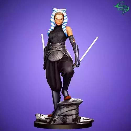 Ahsoka Tano from Star Wars 3D print model
