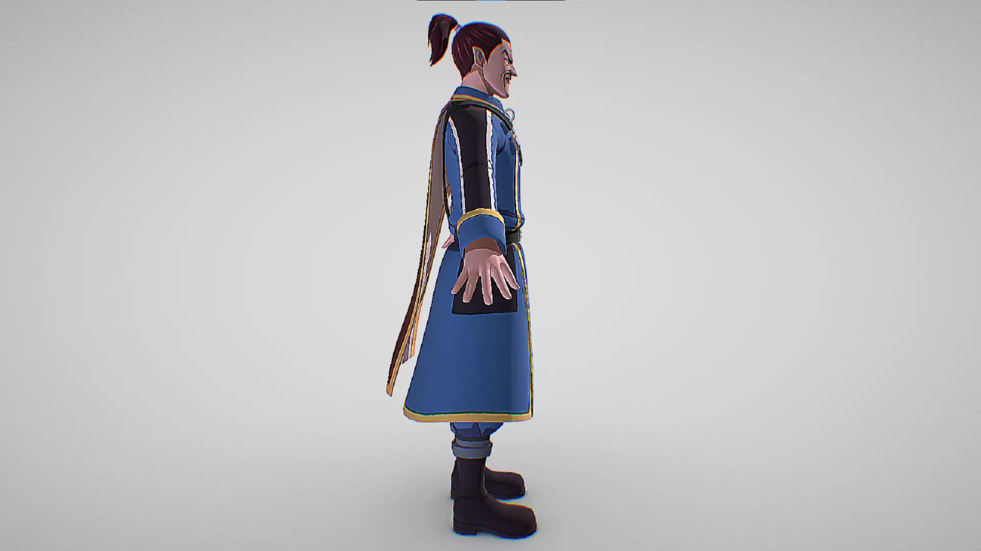 Jose Porla - Fairy Tail - Fierce Fight Low-poly 3D model_4