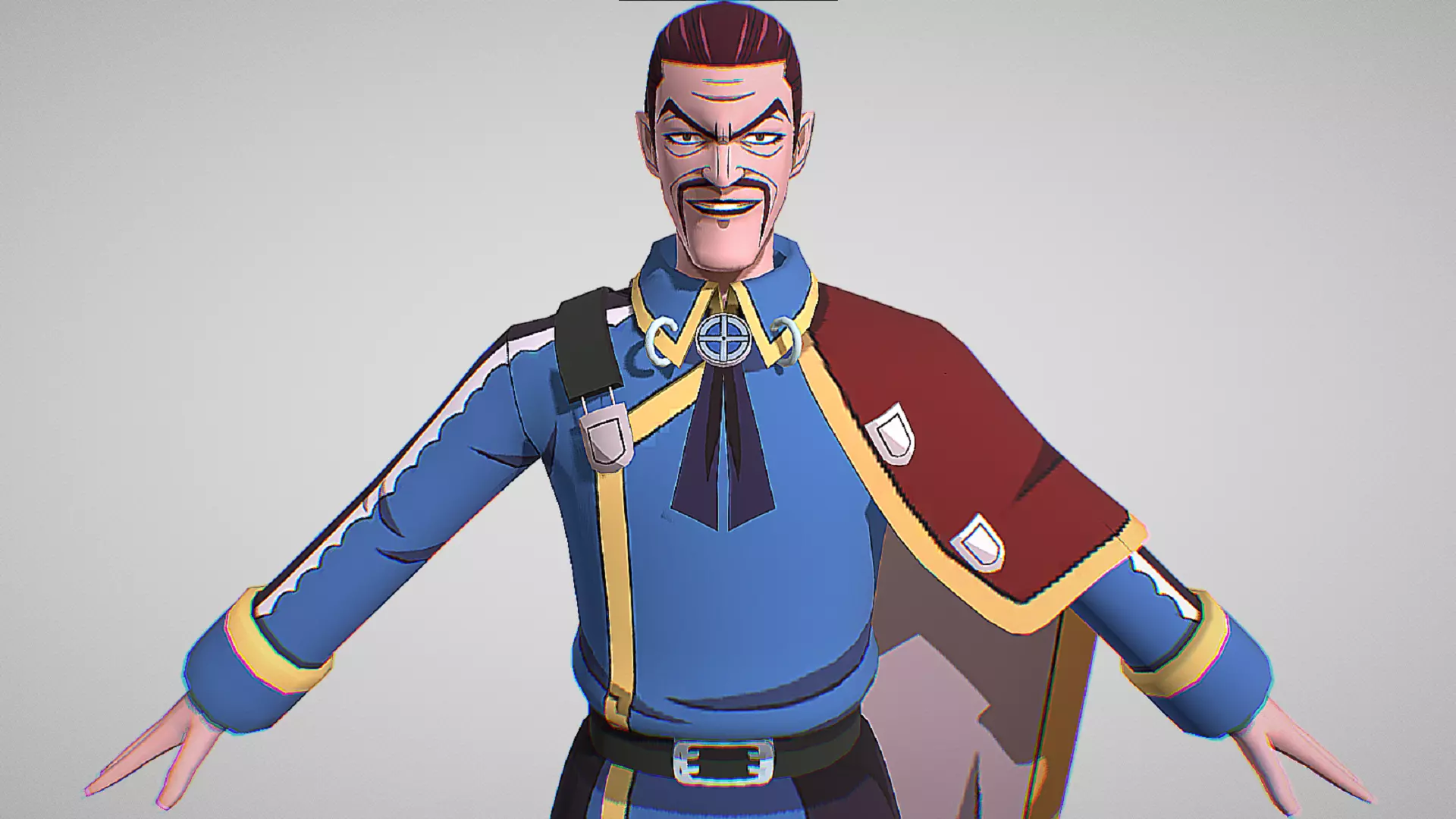 Jose Porla - Fairy Tail - Fierce Fight Low-poly 3D model_0