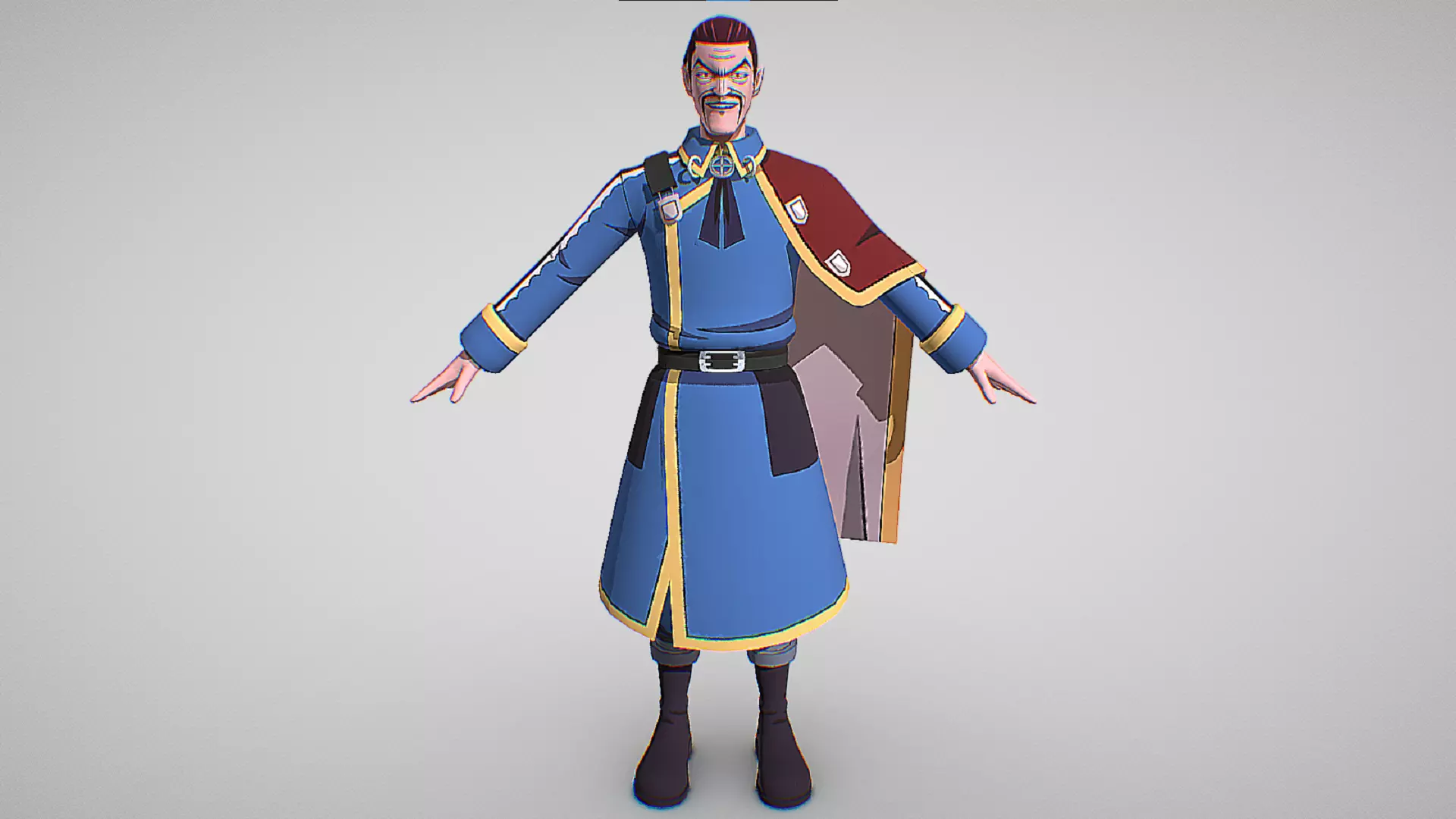 Jose Porla - Fairy Tail - Fierce Fight Low-poly 3D model_1