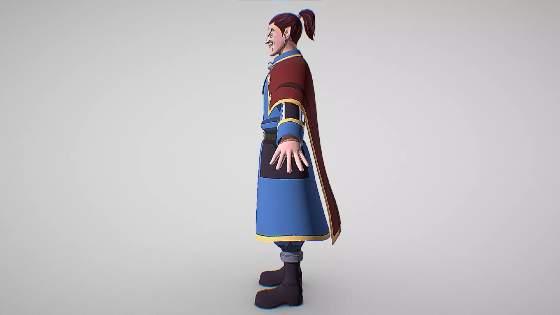 Jose Porla - Fairy Tail - Fierce Fight Low-poly 3D model_5