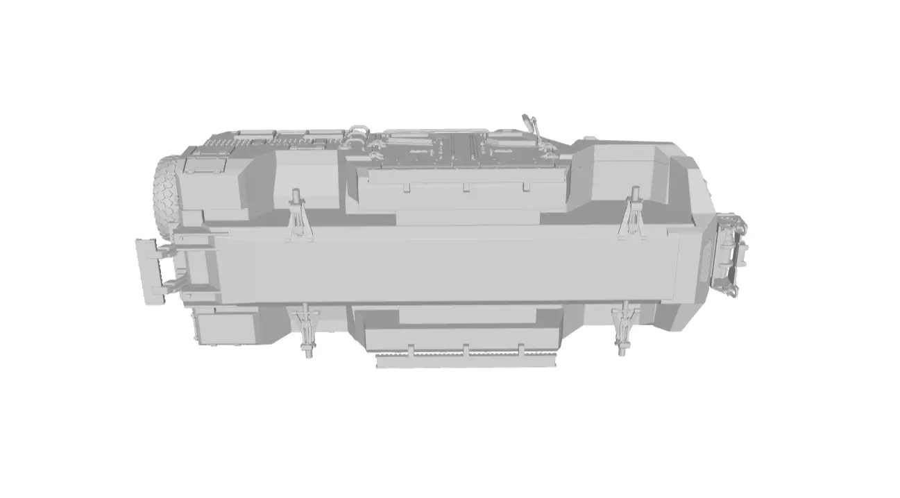 GYURZA  Tactical MRAP Vehicle 3D print model_11