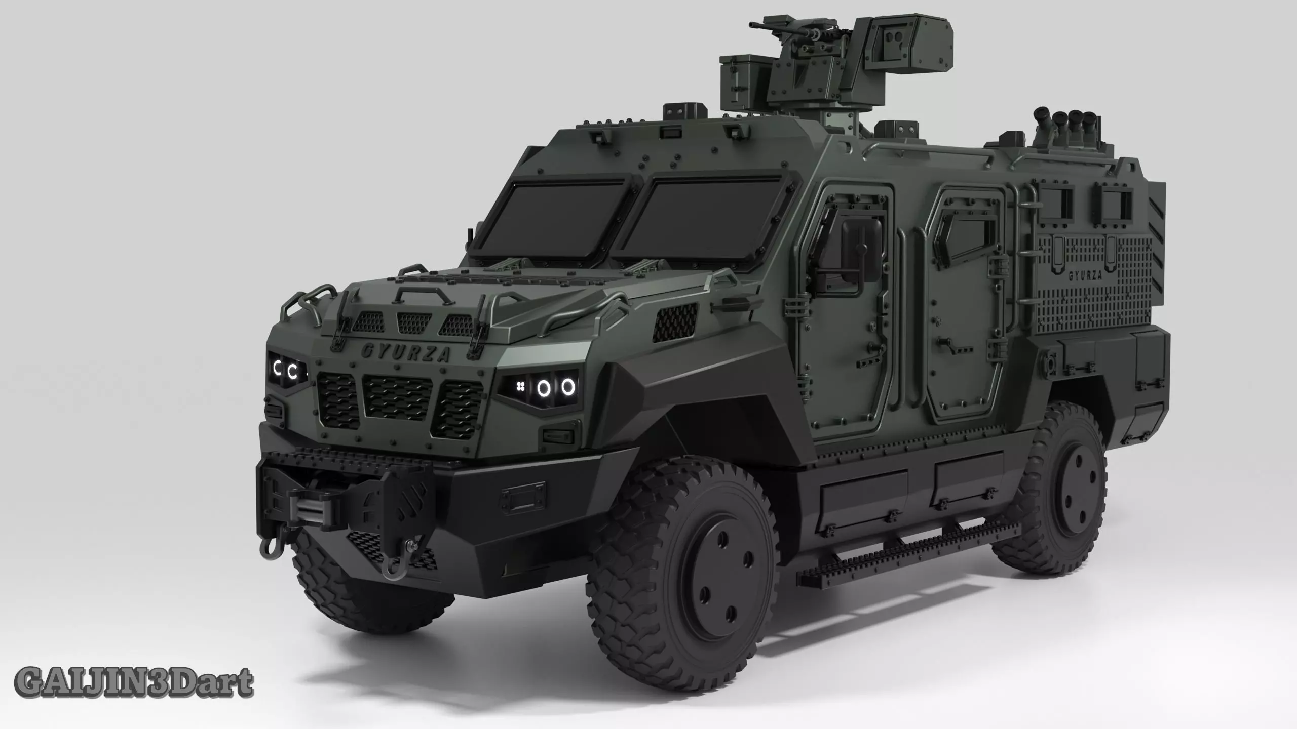 GYURZA  Tactical MRAP Vehicle 3D print model_0
