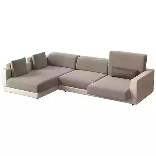 Modular sofa Lio Low-poly 3D model