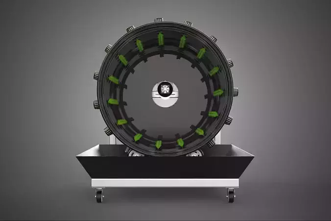 CIRCULAR SPIN ROTARY HYDROPONIC GARDEN PLANT FARM SYSTEM WHEEL