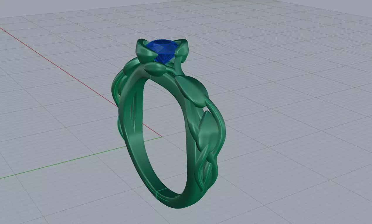 Nice ring 002 3D print model_4