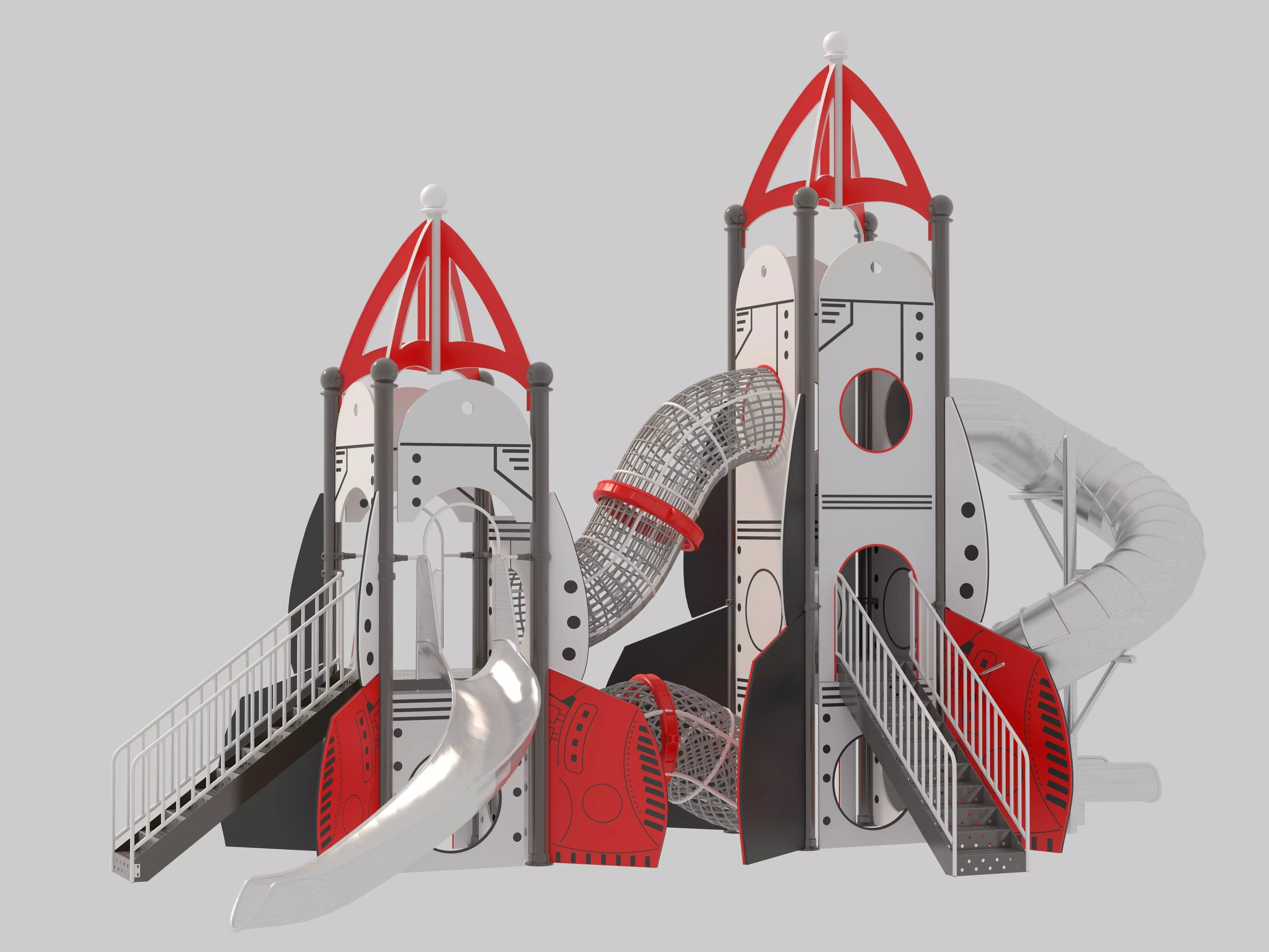 Playground for children 09 3D model_5