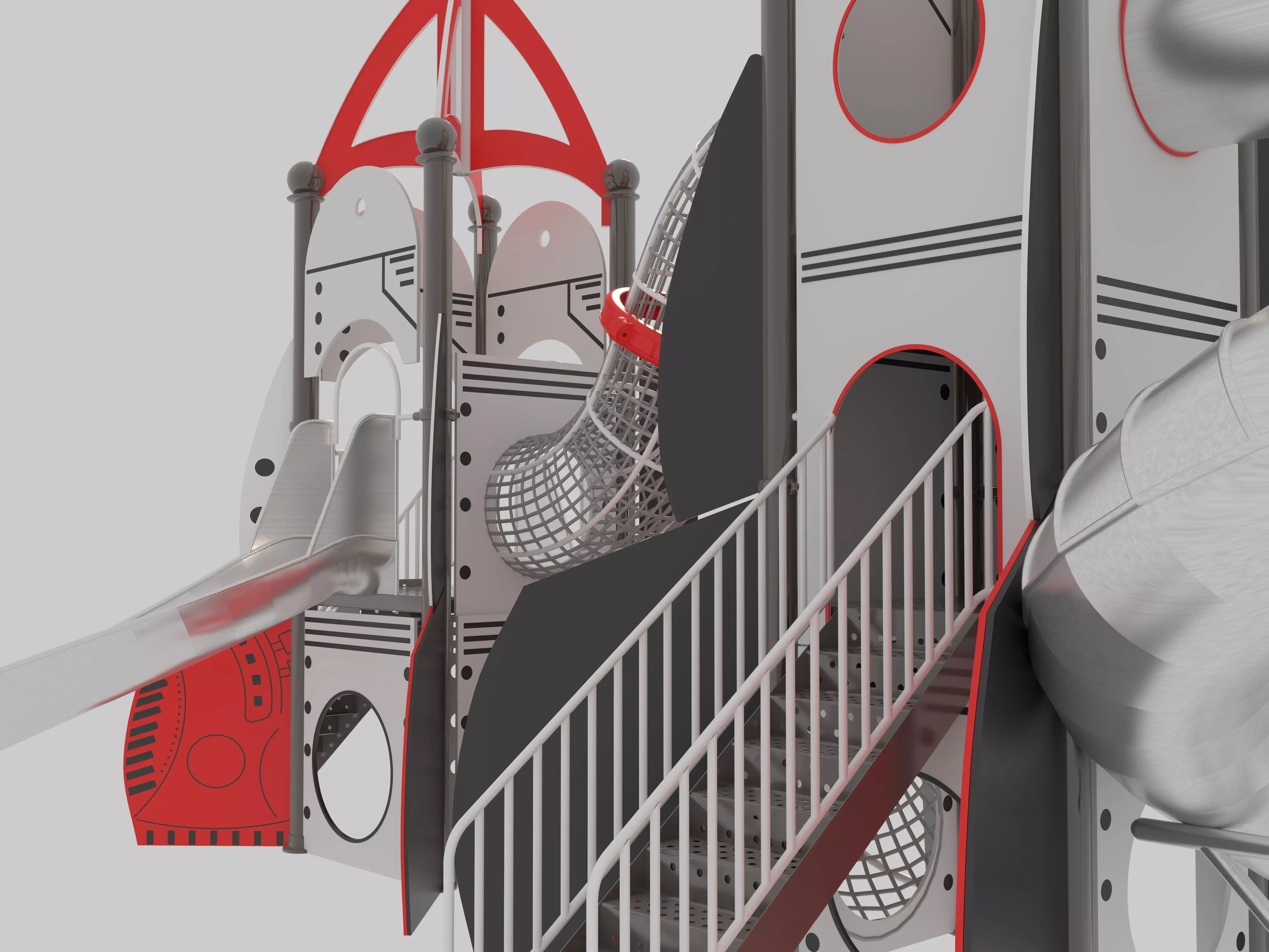 Playground for children 09 3D model_9