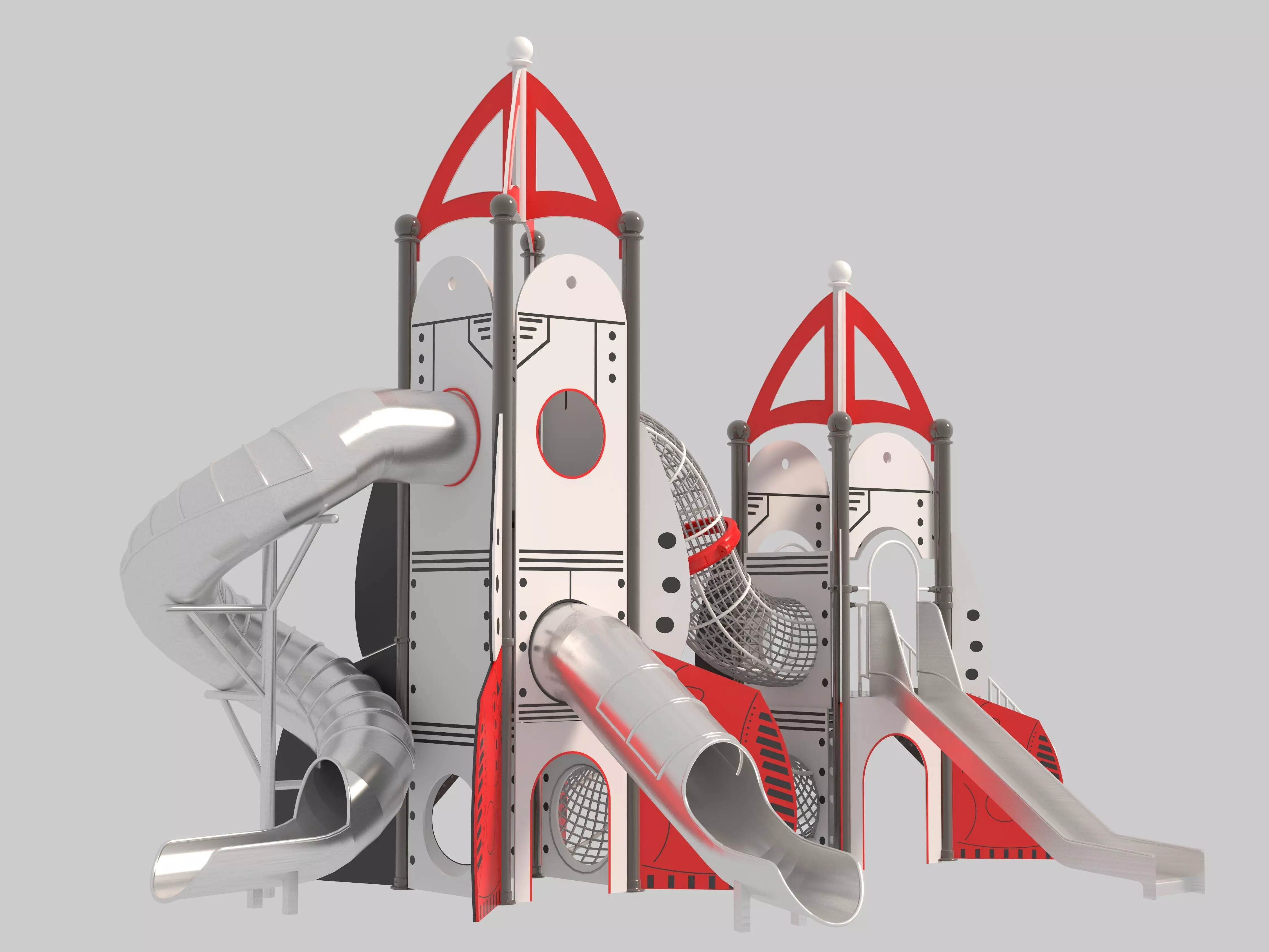 Playground for children 09 3D model_2