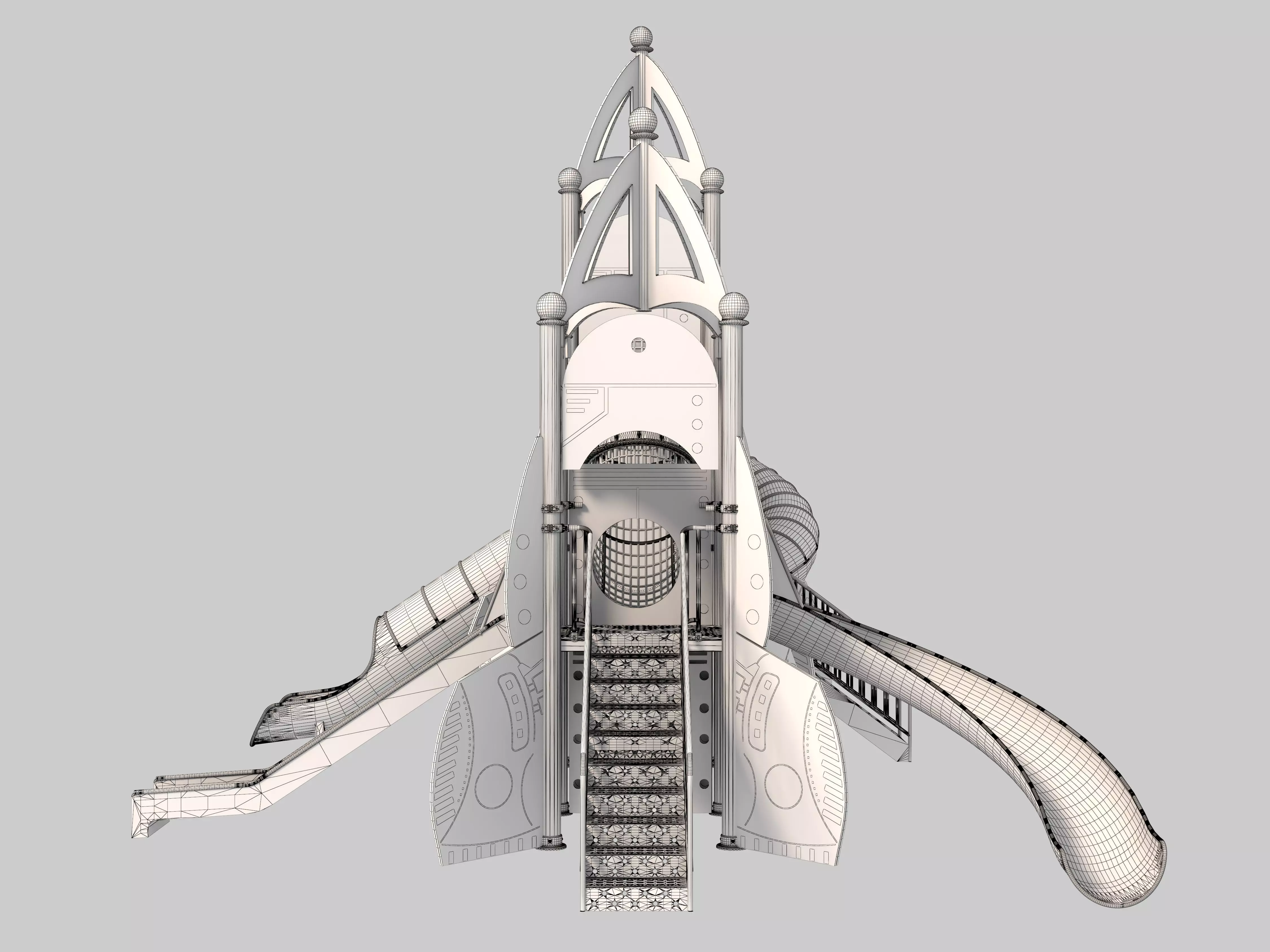 Playground for children 09 3D model_17