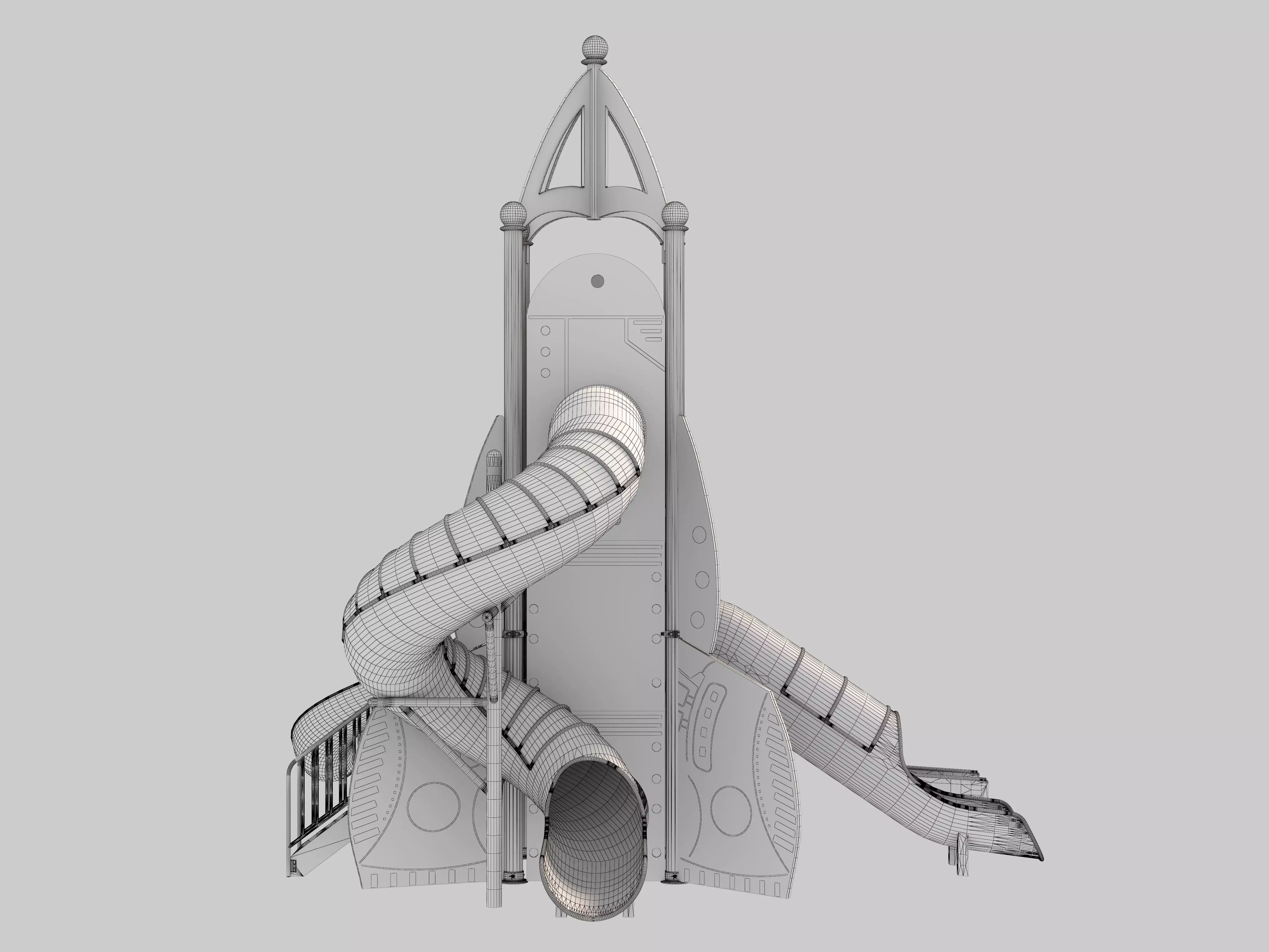 Playground for children 09 3D model_15