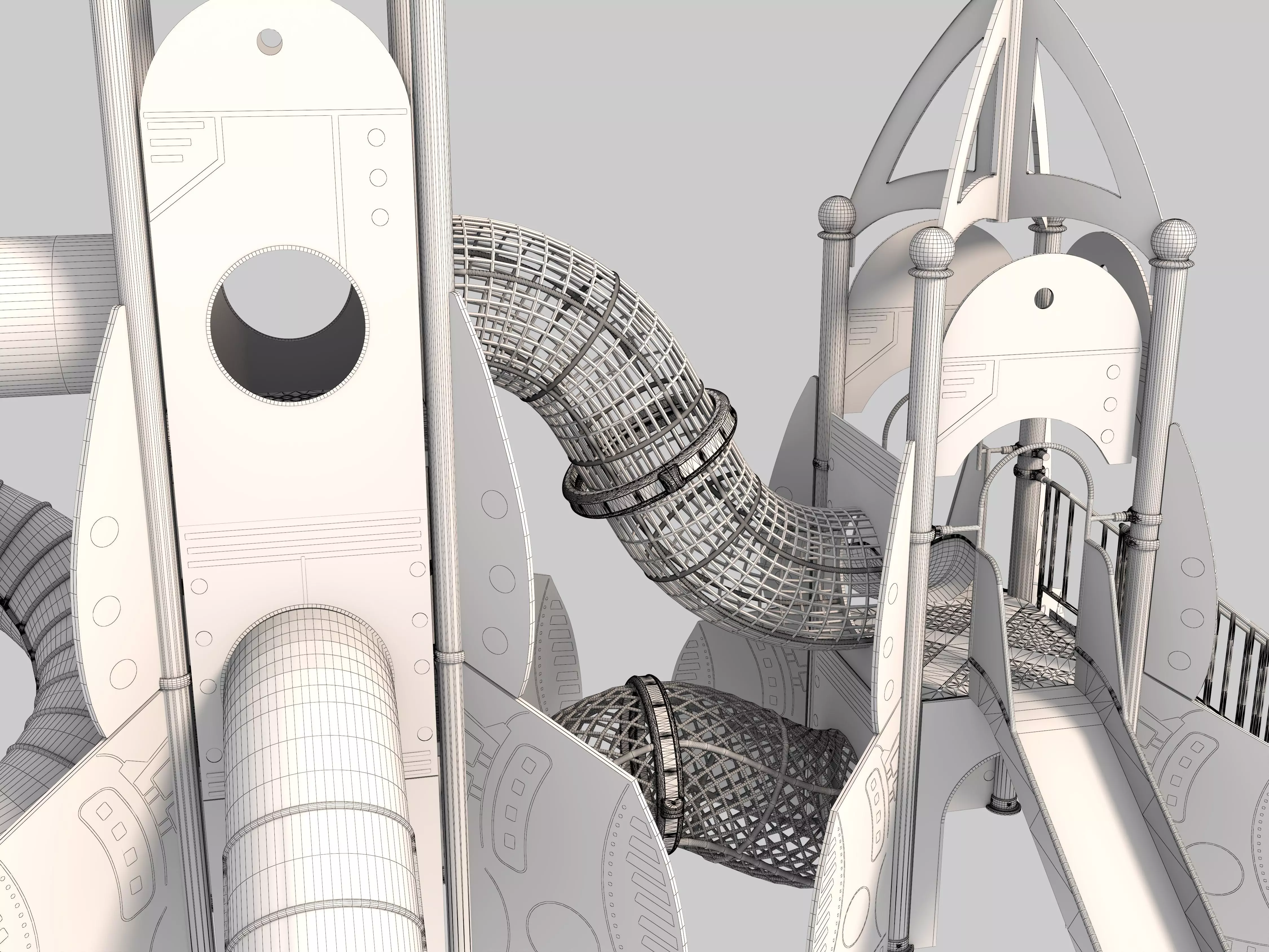 Playground for children 09 3D model_18