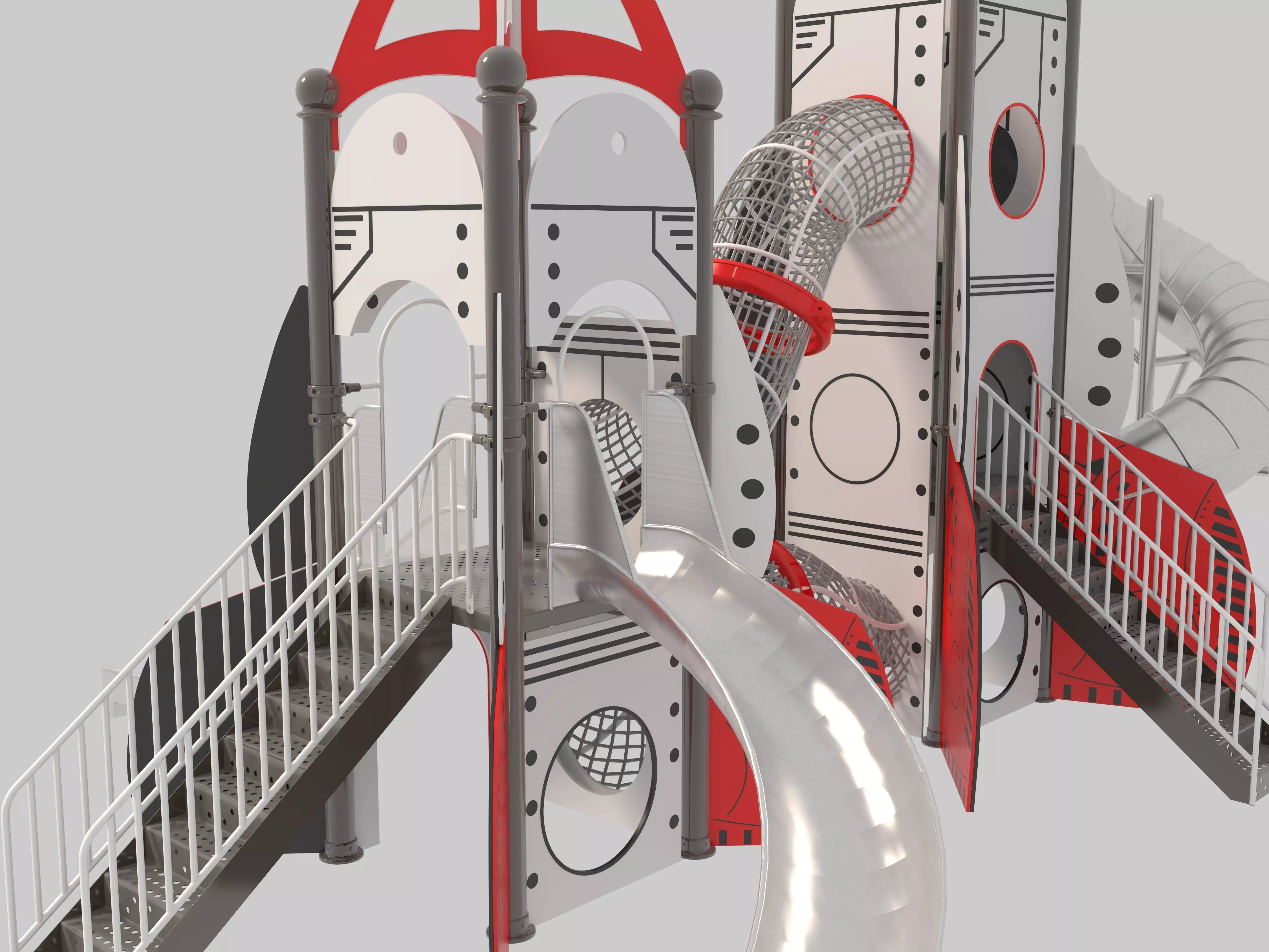 Playground for children 09 3D model_1