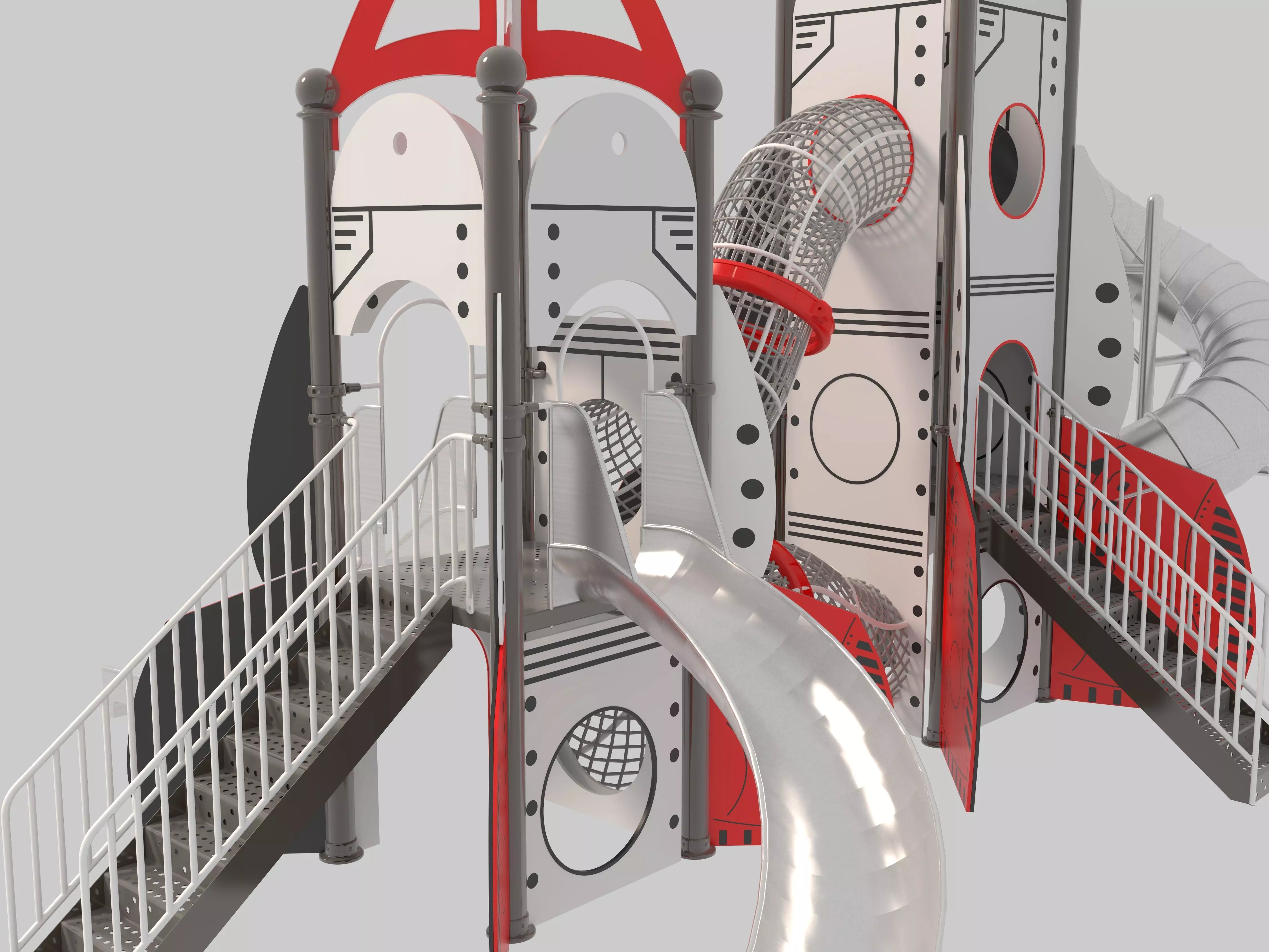 Playground for children 09 3D model_10