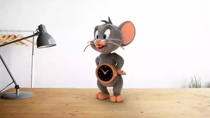 Jerry desk clock