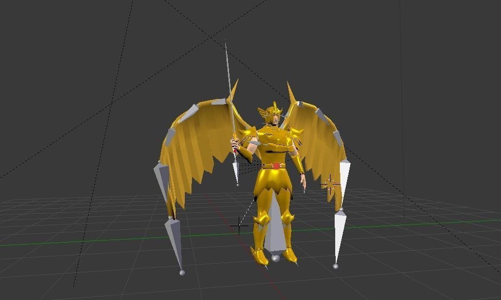 Soldier of Ra Low-poly 3D model_5