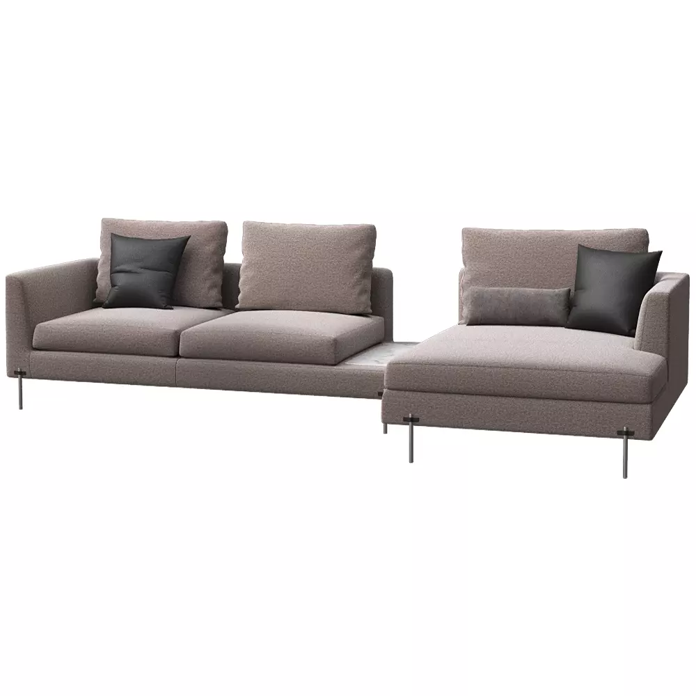 Modular sofa Mojito Plus Low-poly 3D model