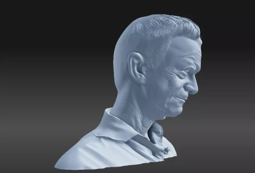 GARY SINISE HEAD 3D print model_3