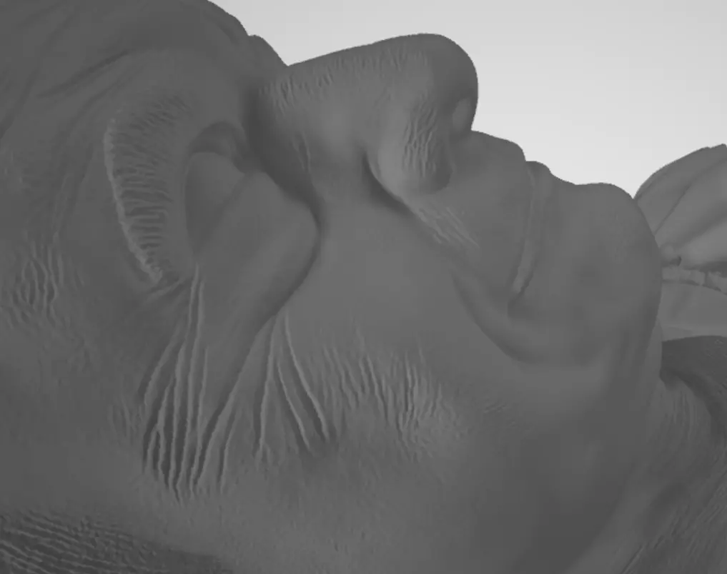 GARY SINISE HEAD 3D print model_1