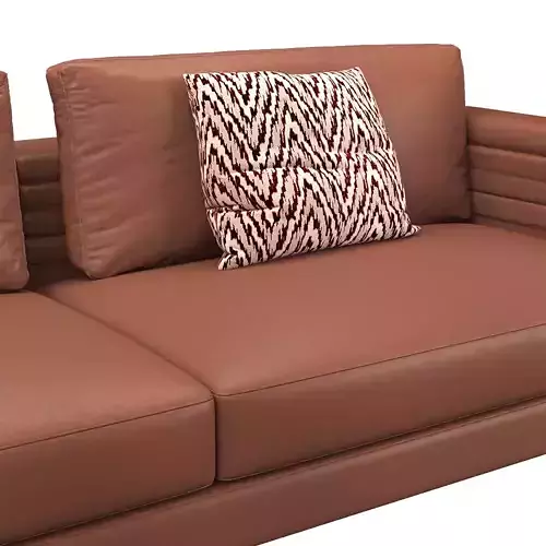 Sofa Morfeo Low-poly 3D model