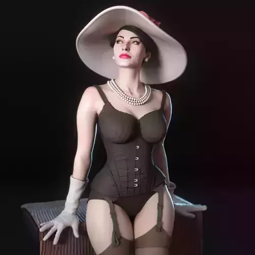 Sophia Loren the Italian diva 3D print model