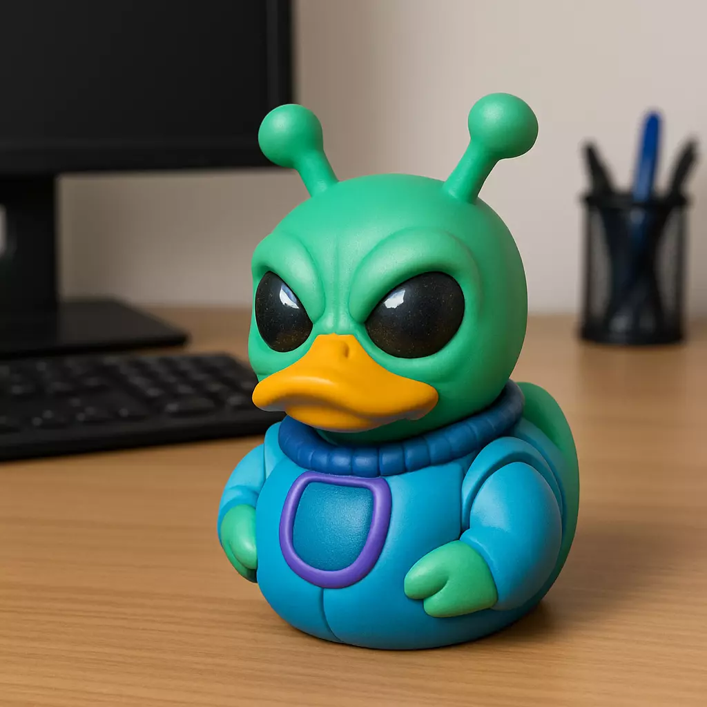 Rubber Duck - Alien Duck model - 3D print 3D print model