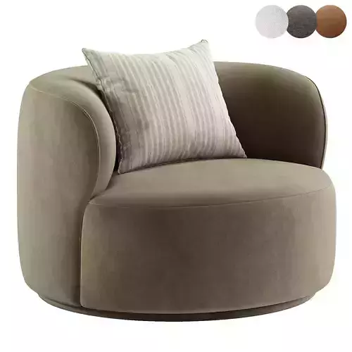 Kylan Boucle Swivel Chair