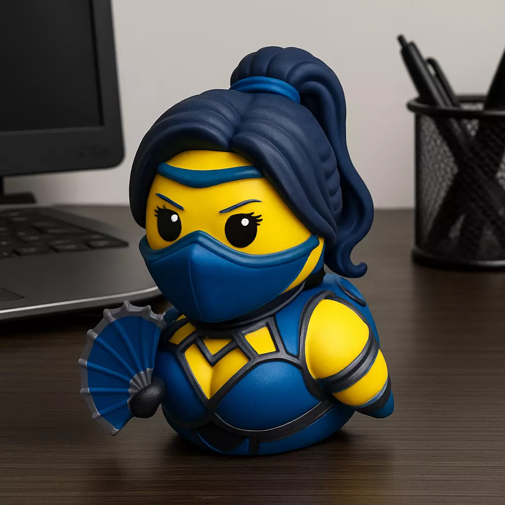 Rubber Duck - Kitana - Mortal Kombat - 3D print 3D print model_0