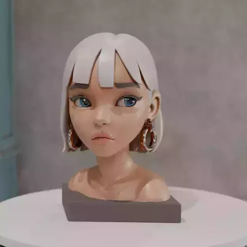 modern girl bust