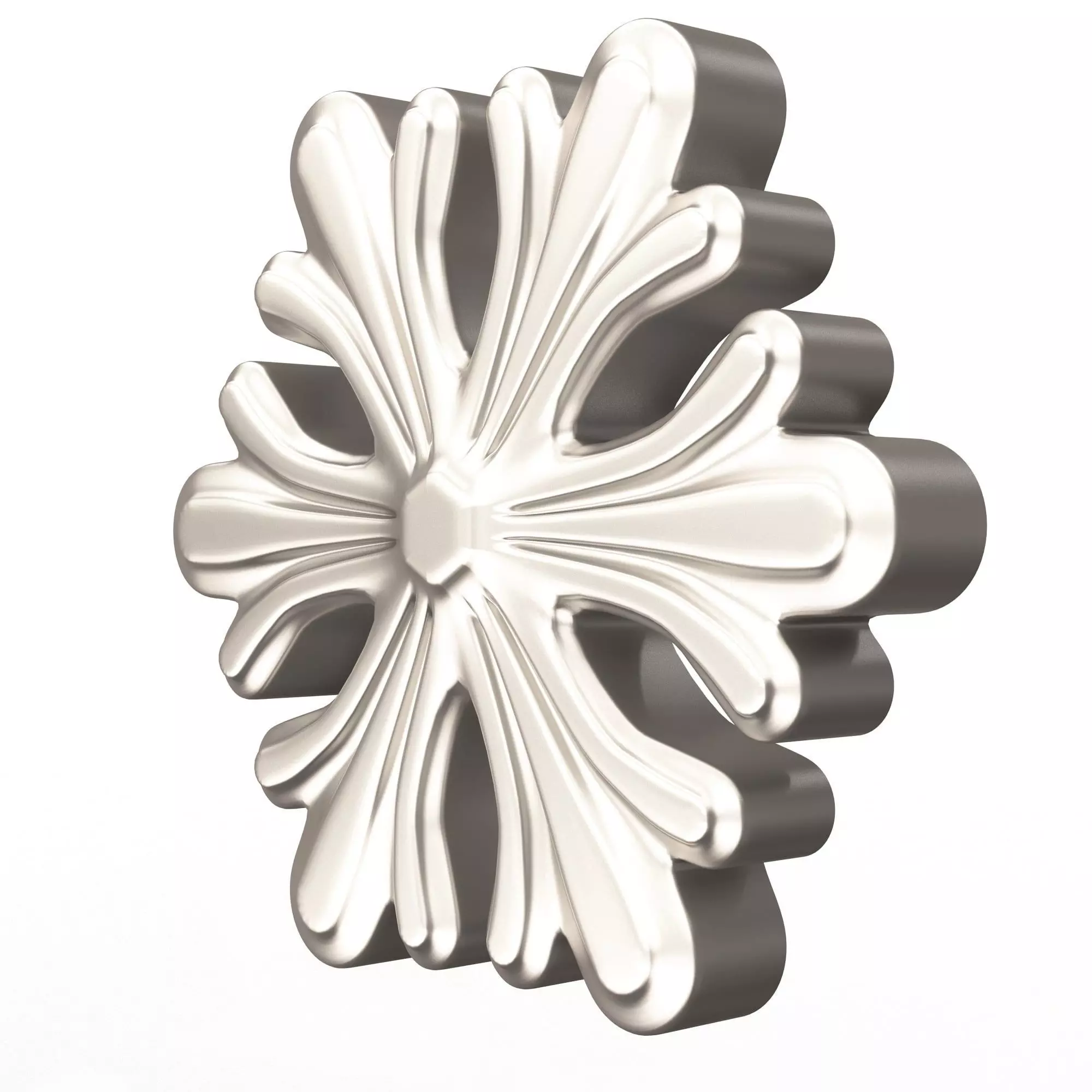 Cute Snowflake Print in place Fidget with 3MF included Free low-poly 3D model