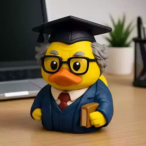 Rubber Duck - Professor - doctor - 3D print