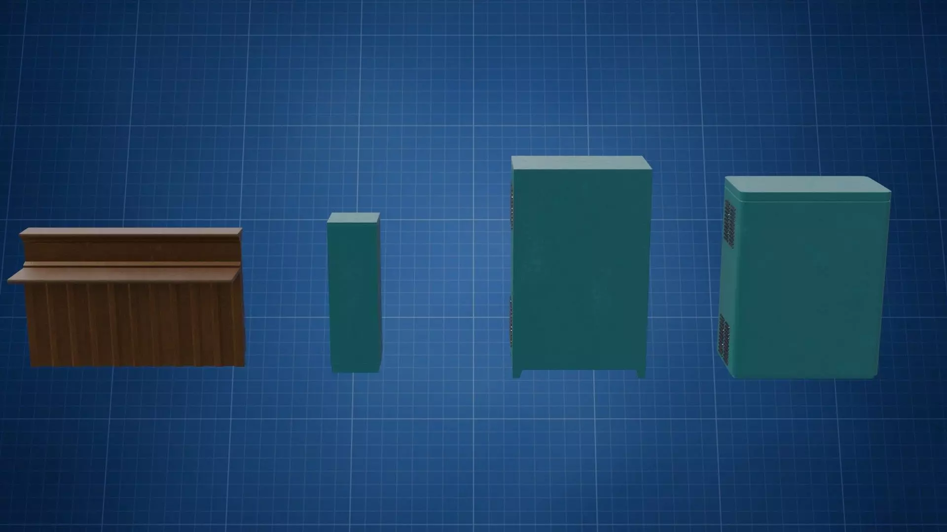 Closet HP 3D model_1