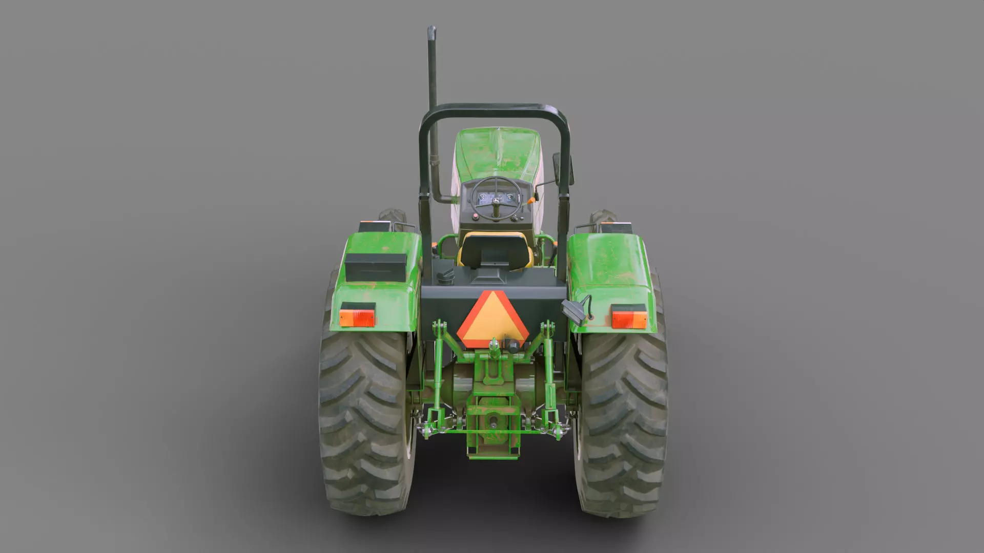 Game Ready John Deere 5050D Tractor Low-poly 3D model_14