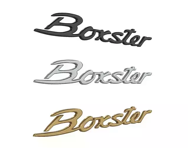 Boxster nameplate Porsche