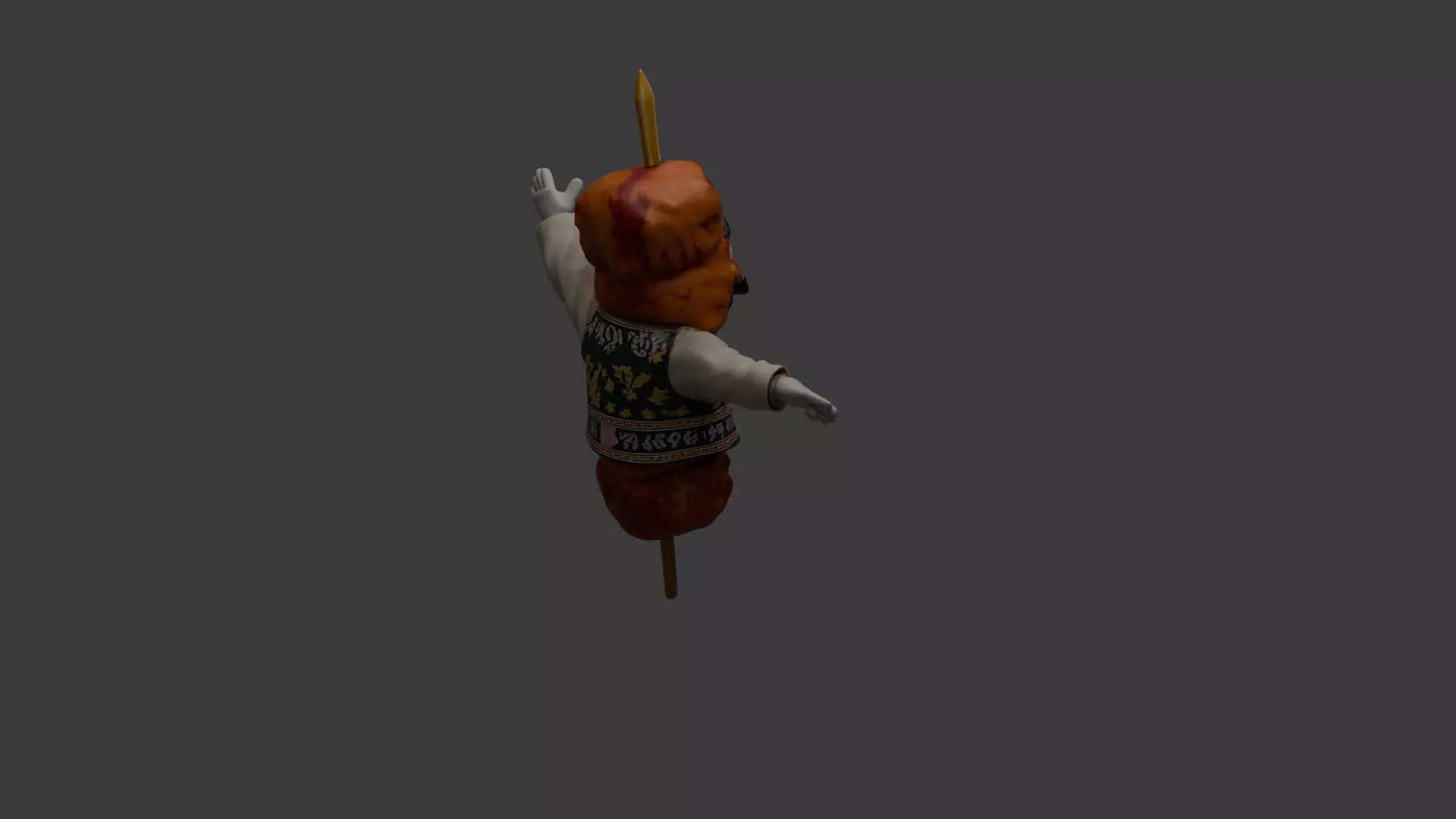 Mr Uncle kebab 3D model_1