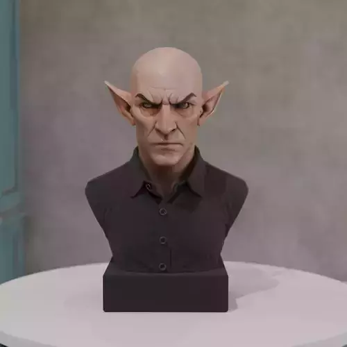 modern elf bust
