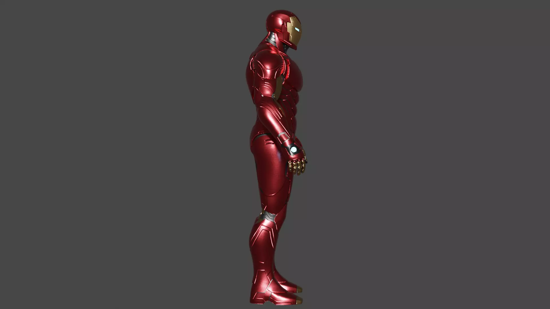Ironman Prime Armor Low-poly 3D model_2