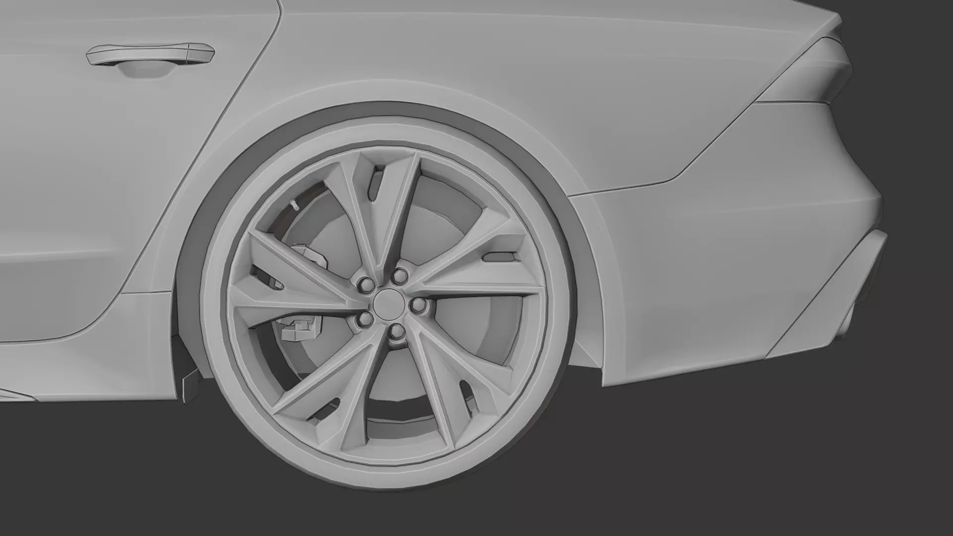 Audi RS7 3D print model_7