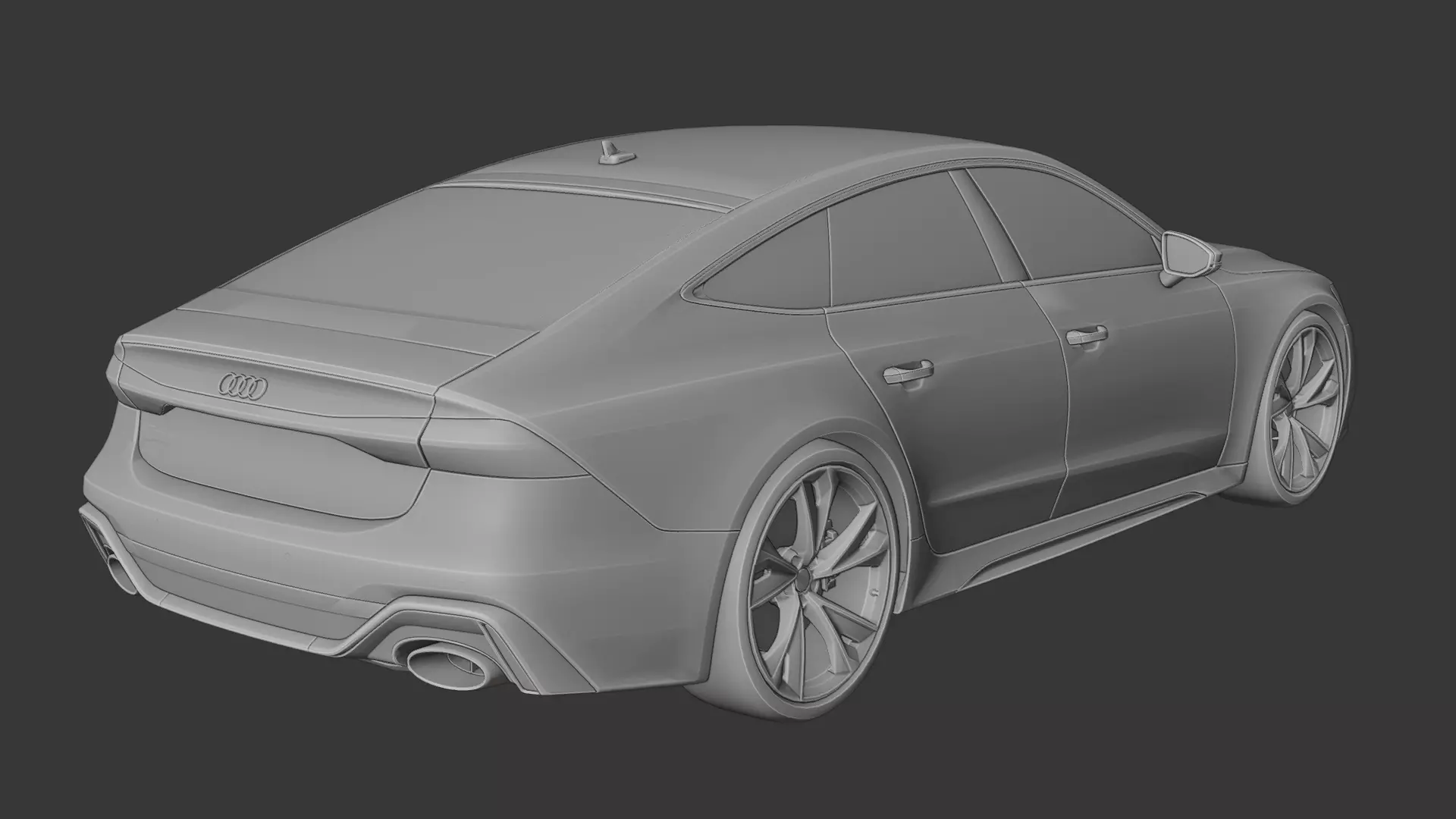 Audi RS7 3D print model_4
