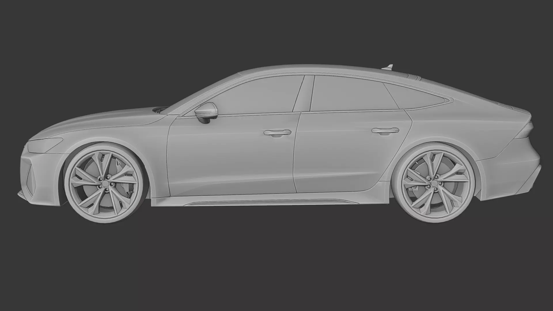 Audi RS7 3D print model_2