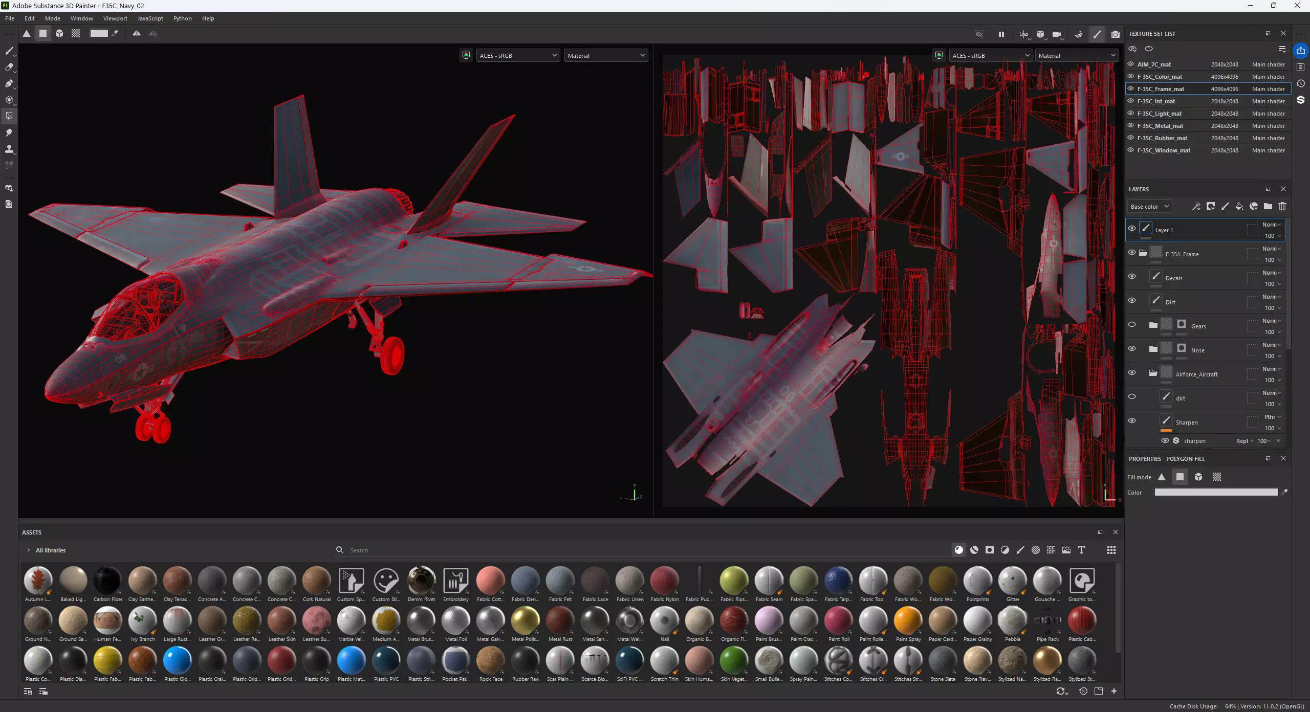 Lockheed Martin F-35C Lightning II NAVY Carrier 3D model_8