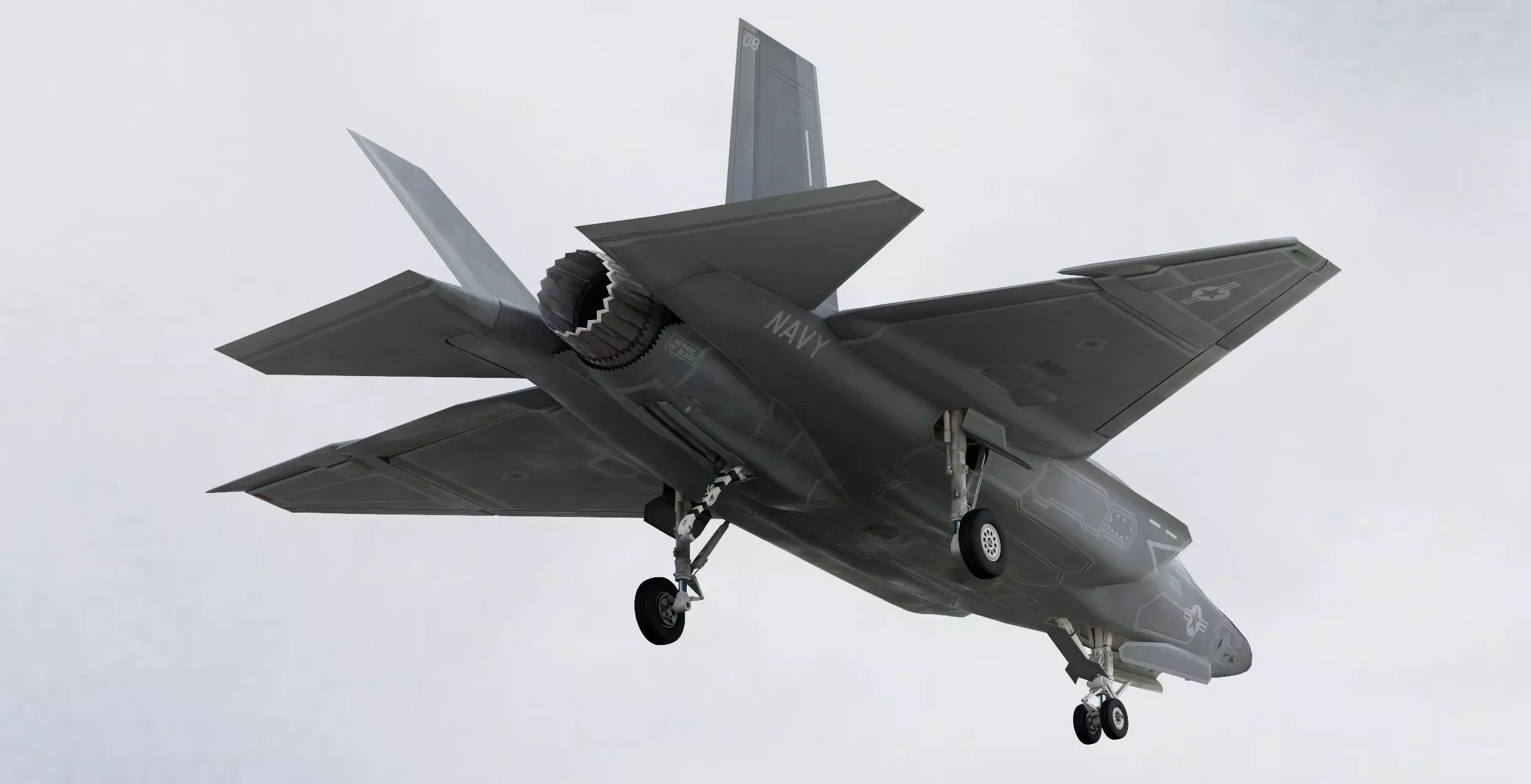 Lockheed Martin F-35C Lightning II NAVY Carrier 3D model_9