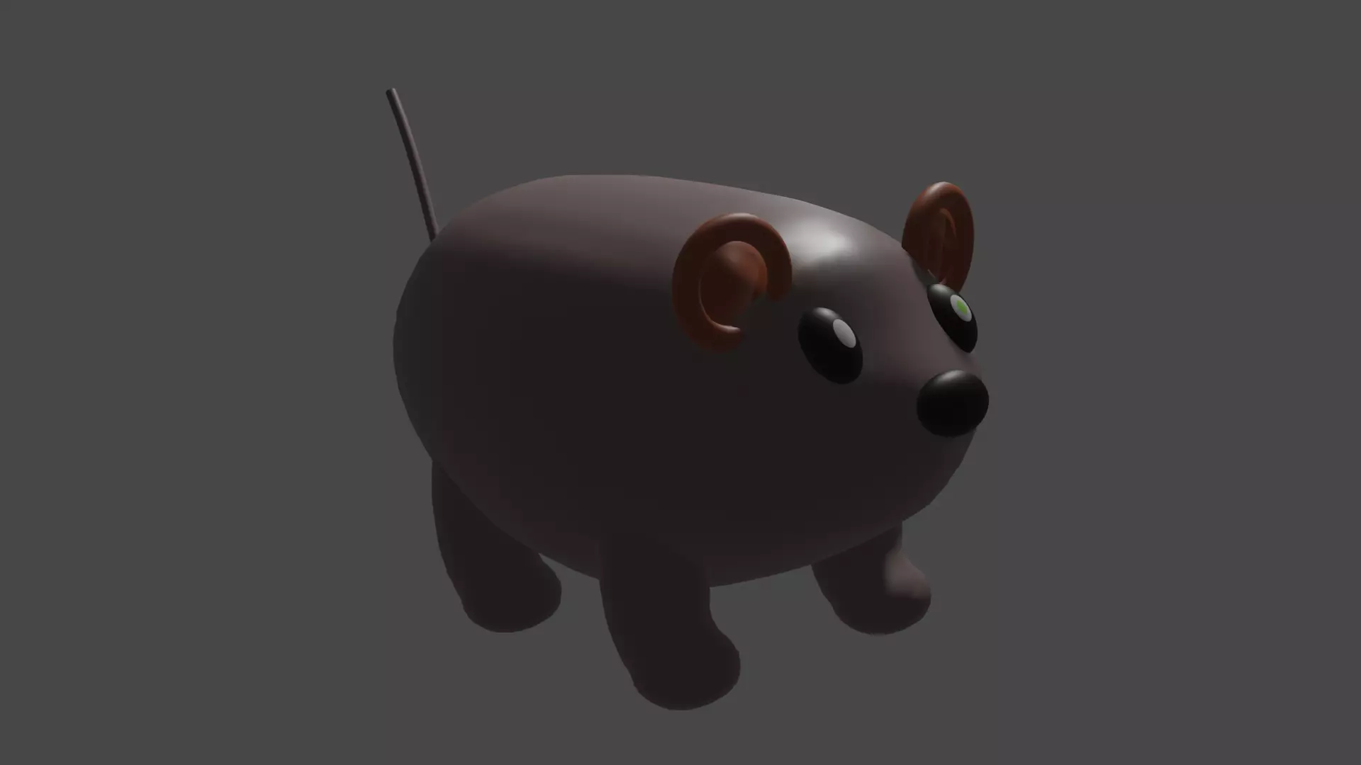 Hedgehog for games 3D model_0