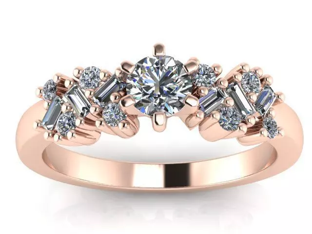 Wedding Ring 3D print model_2